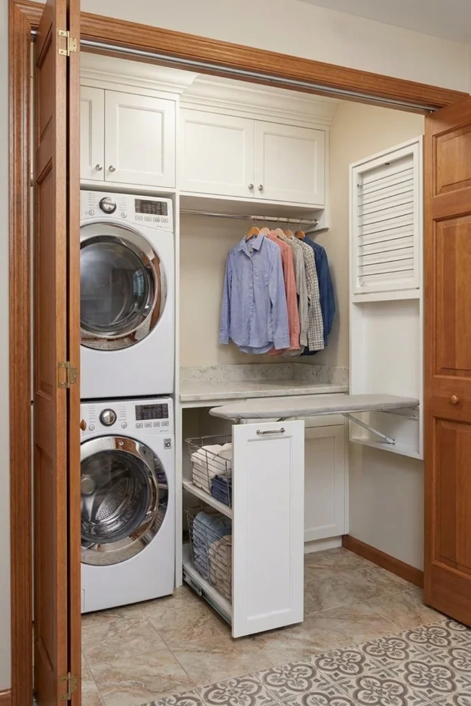 closet laundry ideas