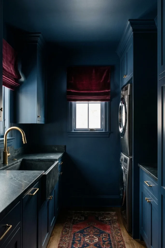 Moody Velvet Window Valance