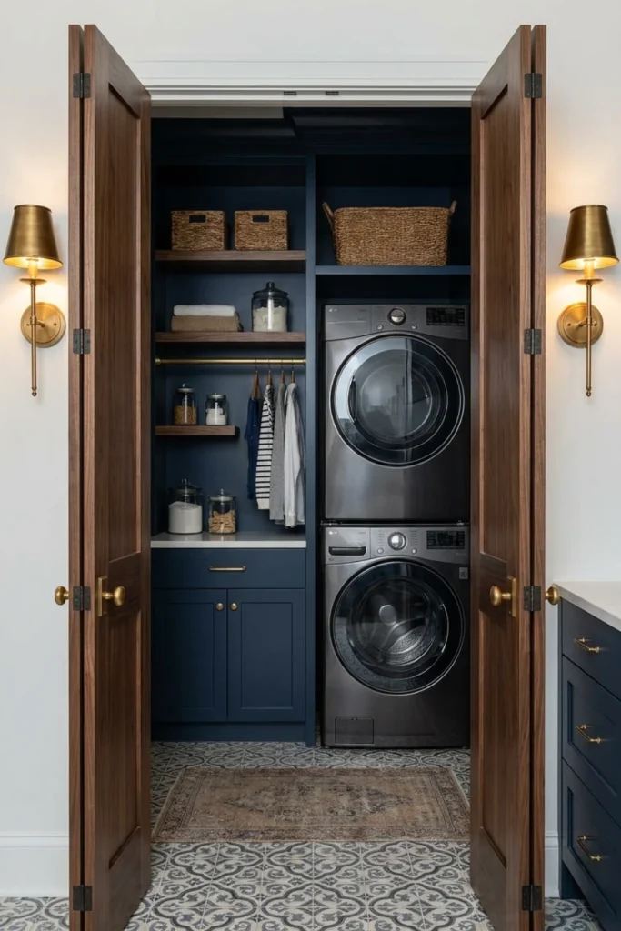 Hidden Laundry Closet Lighting Ideas