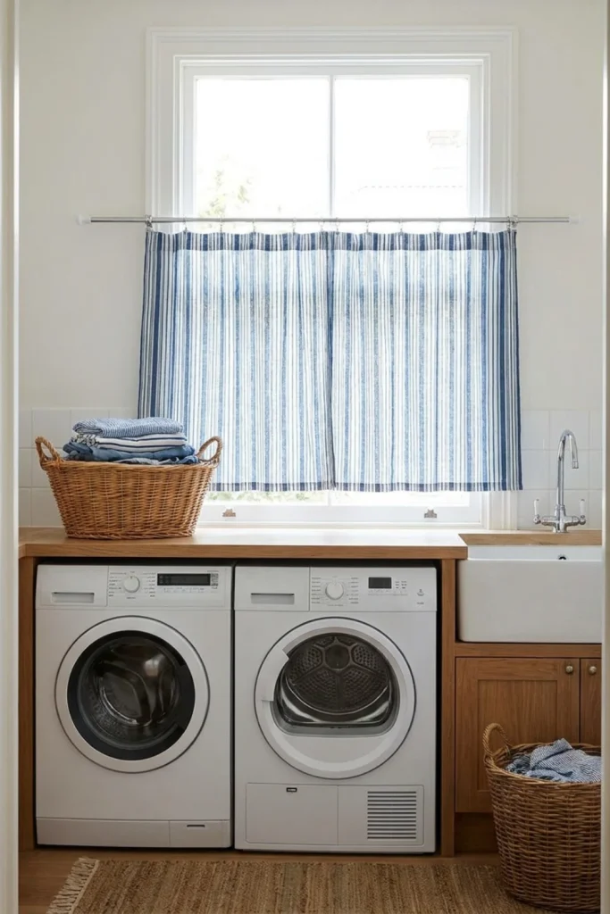 Laundry Room Curtain Ideas