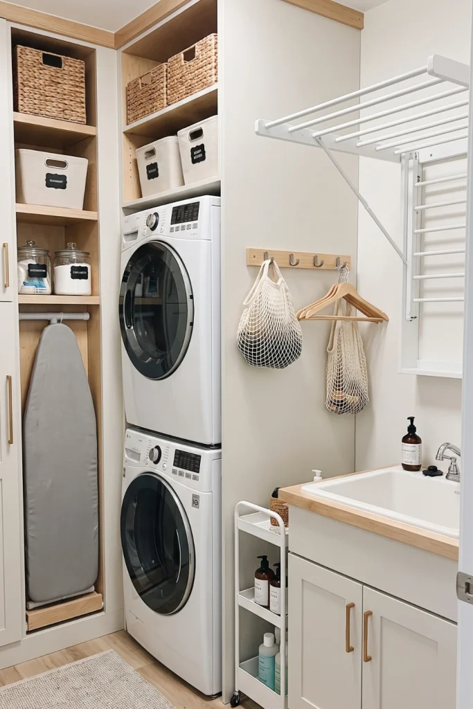 launry room storage ideas