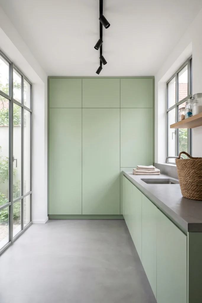 Modern Minimalist Pistachio Green