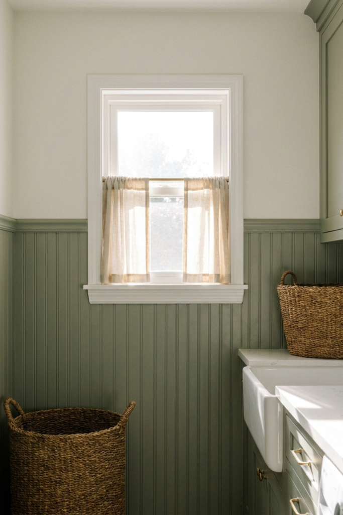 Natural Linen Cafe Curtains