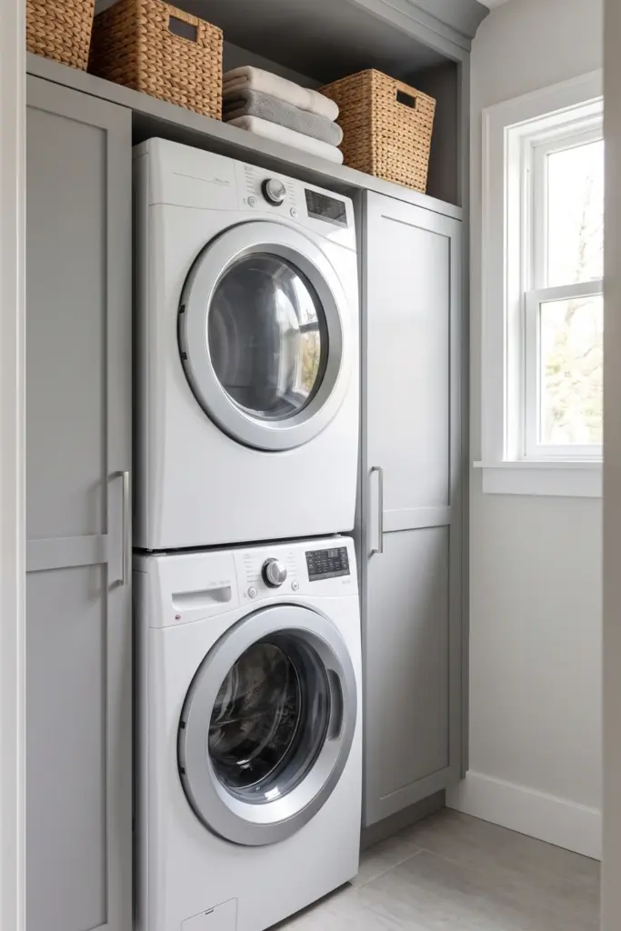 Stacked Laundry Room Ideas