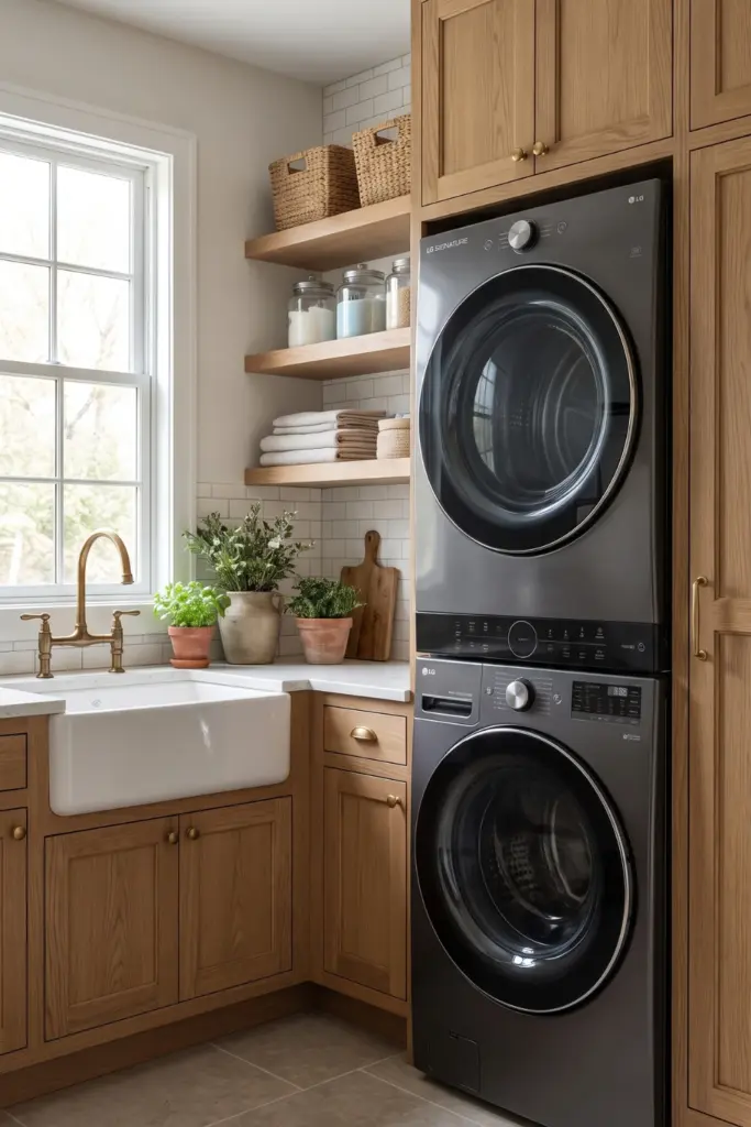 Stacked Laundry Room Ideas