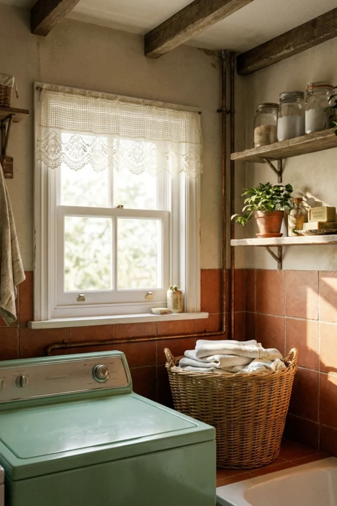 Vintage-Inspired Lace Valance