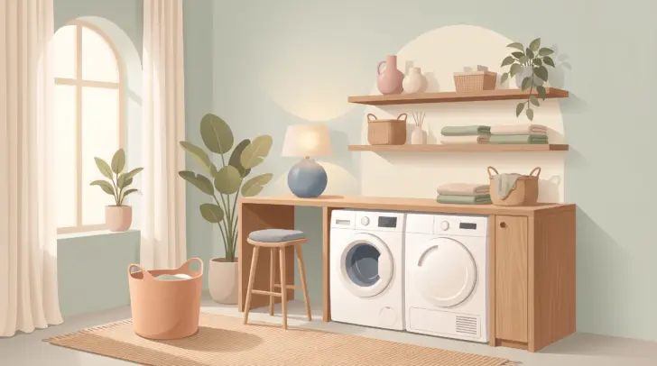 yellow laundry room ideas